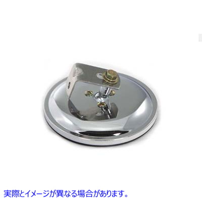 34-0600 初期スタイル ラウンドフェイスミラー クローム 取寄せ Vツイン Early Style Round Face Mirror Chrome (検索用／