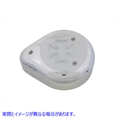 34-0628 ティアドロップ エアクリーナー マルタクローム Teardrop Air Cleaner Maltese Chrome 取寄せ Vツイン (検索用／