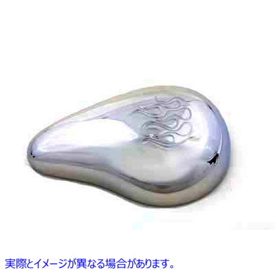 34-0642 ロダン スムース キャブレター カバー フレーム デザイン Rodan Smooth Carburetor Cover with Flame Design 取寄せ Vツ