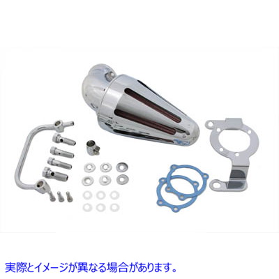 34-0670 スパイク エアクリーナー ブリーザー クローム Spike Air Cleaner Breather Chrome 取寄せ Vツイン (検索用／