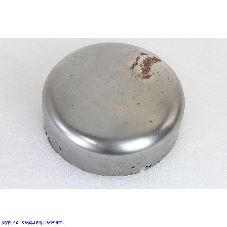 34-0780 生6インチエアクリーナーカバー 取寄せ Vツイン Raw 6 inch Air Cleaner Cover (検索用／1403-35A