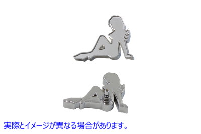 34-0795 レディラックミラーボディセット ビレット Lady Luck Mirror Body Set Billet 取寄せ Vツイン (検索用／