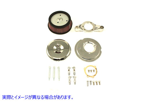 34-0809 ベロディッシュエアクリーナー クローム Velo Dish Air Cleaner Chrome 取寄せ Vツイン (検索用／