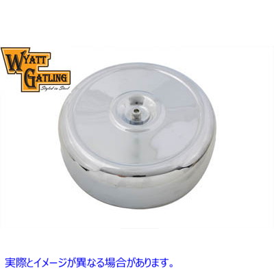 34-0946 ワイアット ガトリング エアクリーナー アセンブリ クローム 8インチ Wyatt Gatling Air Cleaner Assembly Chrome 8 inc