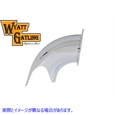 34-0985 ワイアット ガトリングスクープ エアクリーナー クローム Wyatt Gatling Scoop Air Cleaner Chrome 取寄せ Vツイン (検