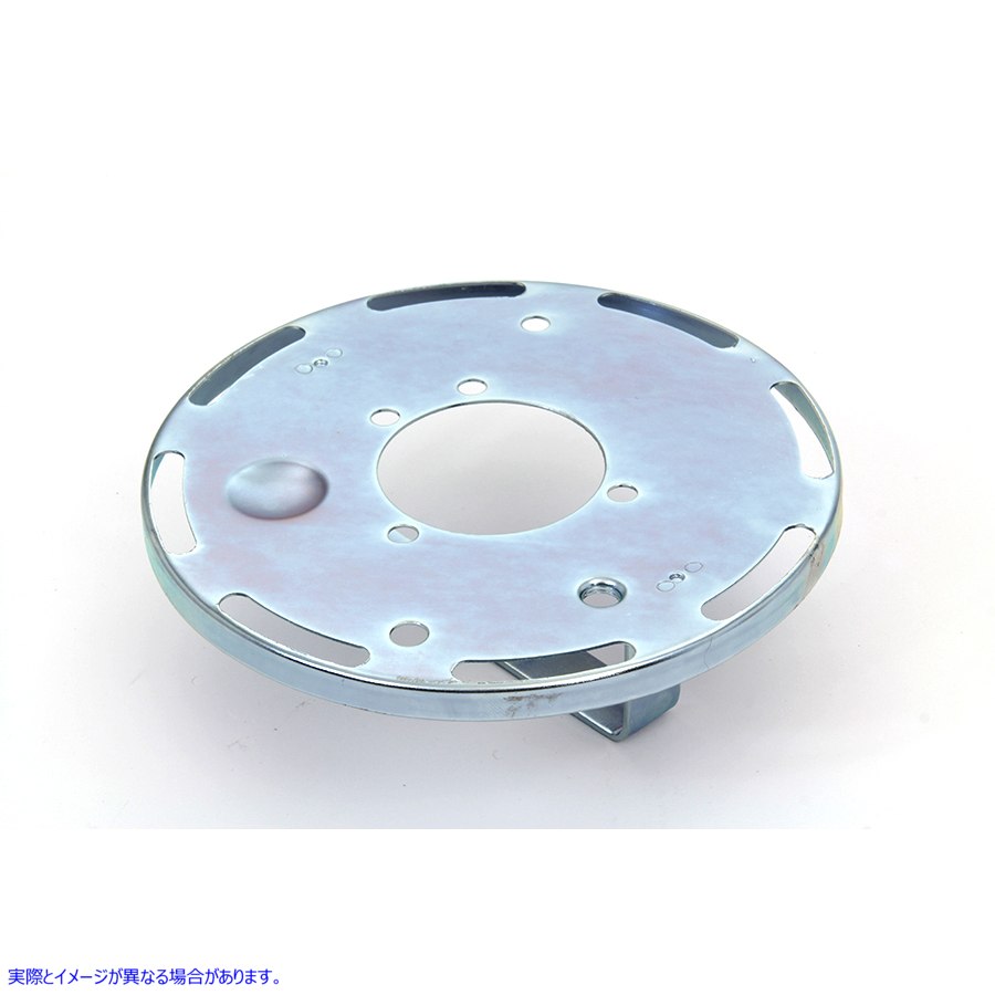 34-1044 7インチまたは8インチエアクリーナーバッキングプレート 7 inch or 8 inch Air Cleaner Backing Plate 取寄せ Vツイン (