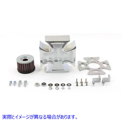 34-1142 マルタ エアクリーナーキット 取寄せ Vツイン Maltese Air Cleaner Kit (検索用／