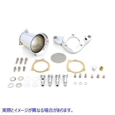 34-1166 ベロシティ スタック キット クローム Velocity Stack Kit Chrome 取寄せ Vツイン (検索用／