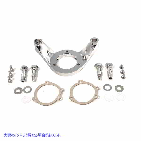 34-1179 エアクリーナーブラケットキット クロームビレット Air Cleaner Bracket Kit Chrome Billet 取寄せ Vツイン (検索用／