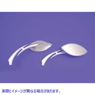 34-1216 イーグルアイ ミラーセット ビレットクローム Eagle Eye Mirror Set Billet Chrome 取寄せ Vツイン (検索用／