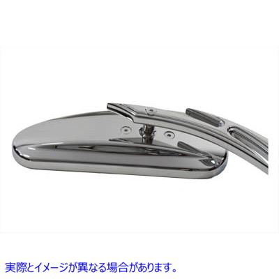 34-1218 デコミラーセット ビレットクローム Deco Mirror Set Billet Chrome 取寄せ Vツイン (検索用／