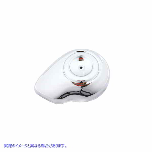 34-1291 エアクリーナーカバー クローム Air Cleaner Cover Chrome 取寄せ Vツイン (検索用／29184-08 28725-10