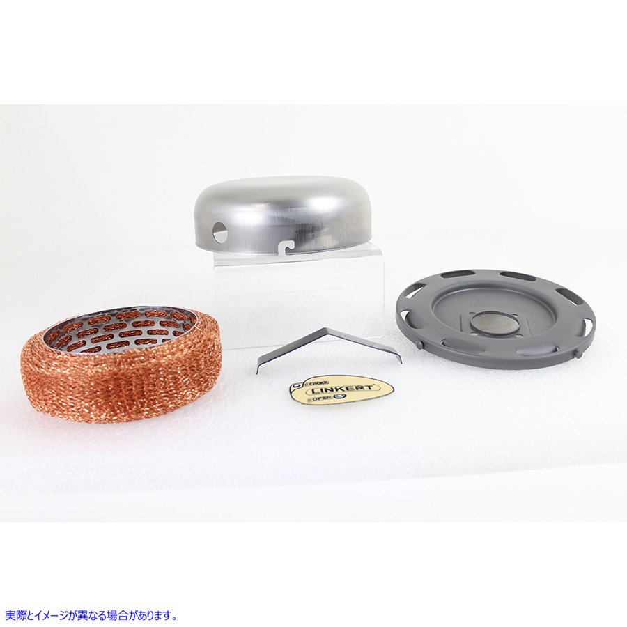 34-1323 7インチ生リンカートエアクリーナー 7 inch Raw Linkert Air Cleaner 取寄せ Vツイン (検索用／