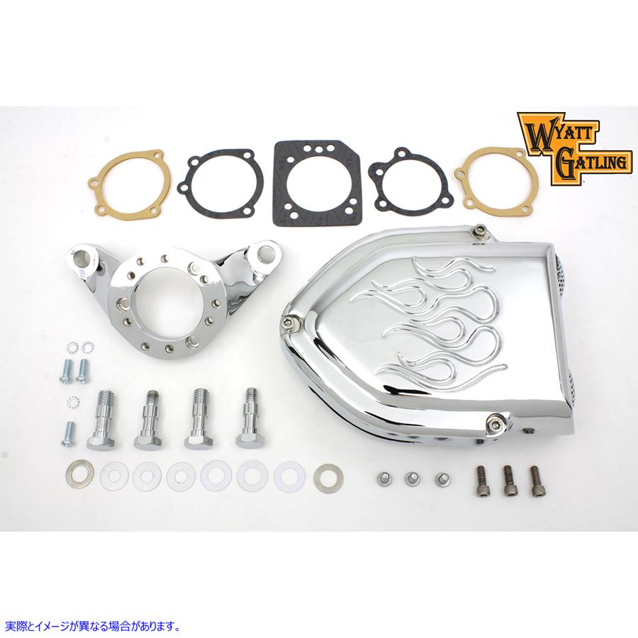 34-1361 ワイアットガトリングエアクリーナーキット Wyatt Gatling Air Cleaner Kit 取寄せ Vツイン (検索用／