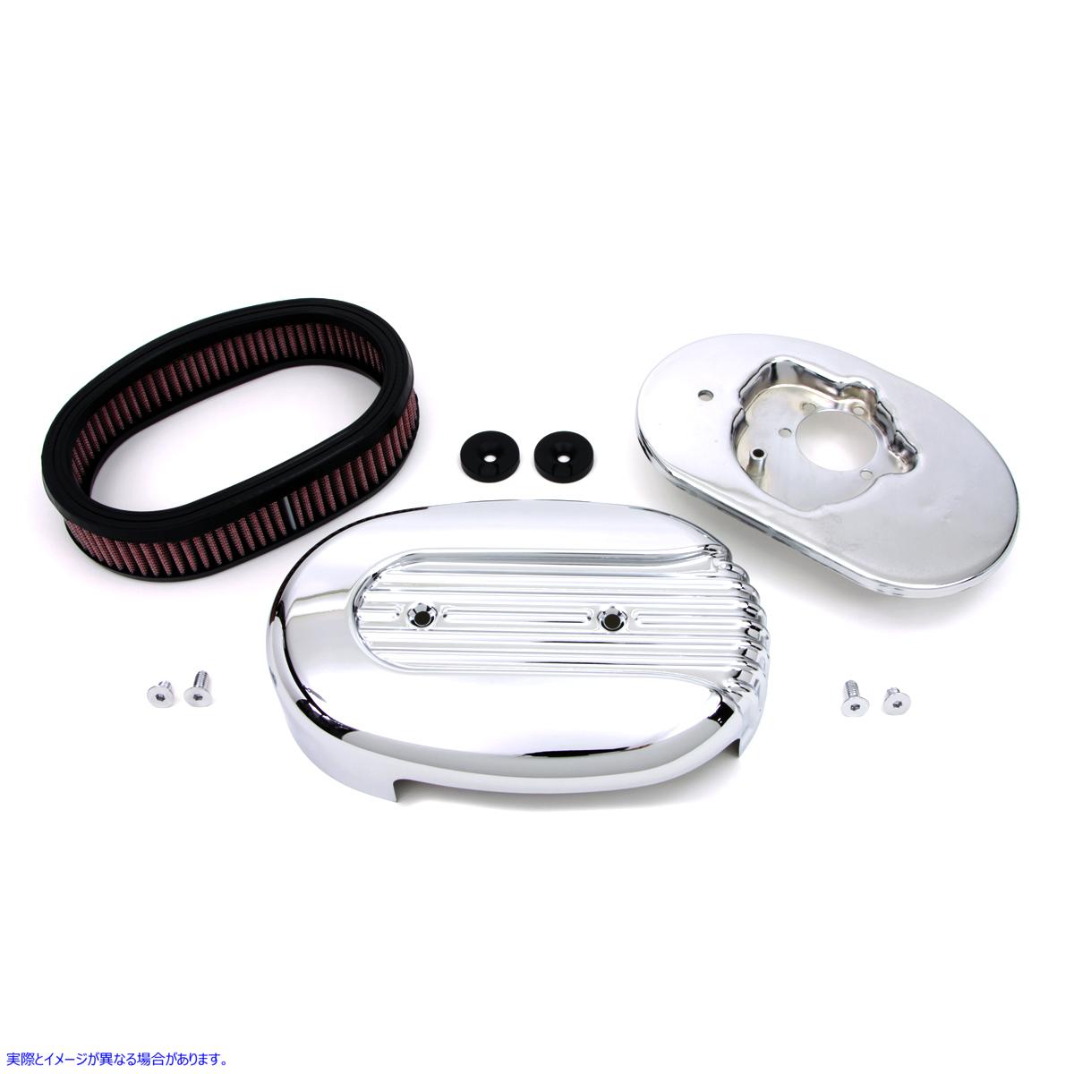 34-1382 オーバルエアクリーナーキット 取寄せ Vツイン Oval Air Cleaner Kit (検索用／