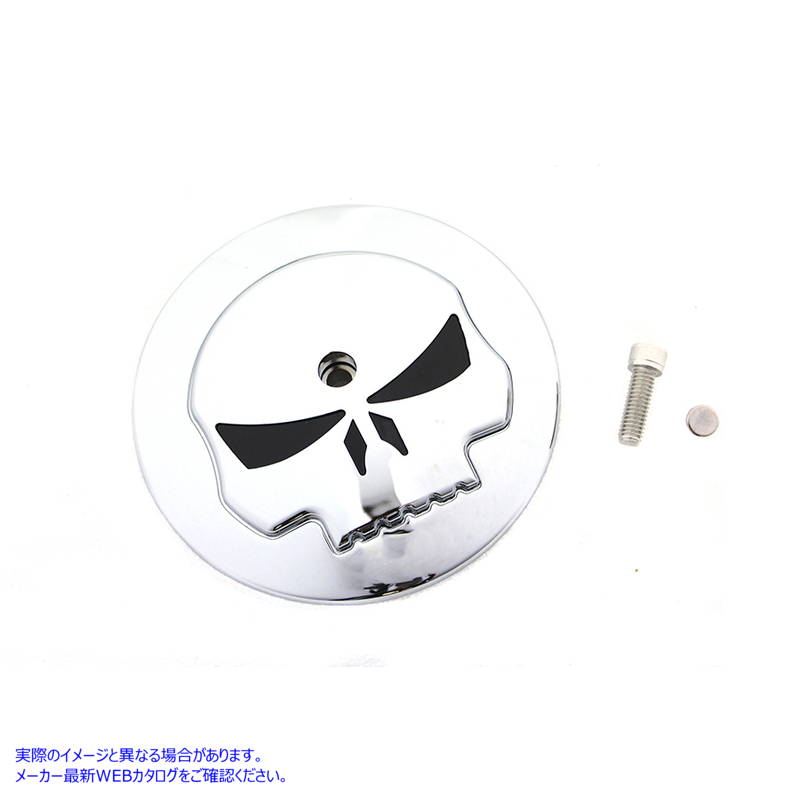 34-1401 ワイアット ガトリング スカル エア クリーナー カバー インサート Wyatt Gatling Skull Air Cleaner Cover Insert 取寄