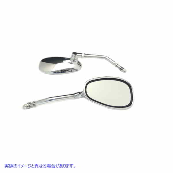 34-1417 スプリットビジョンミラーセット Oval Mirror Set 取寄せ Vツイン (検索用／