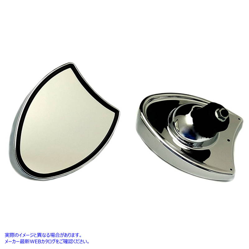 34-1420 クロームツーリングスタイルミラーセット Chrome Touring Style Mirror Set 取寄せ Vツイン (検索用／