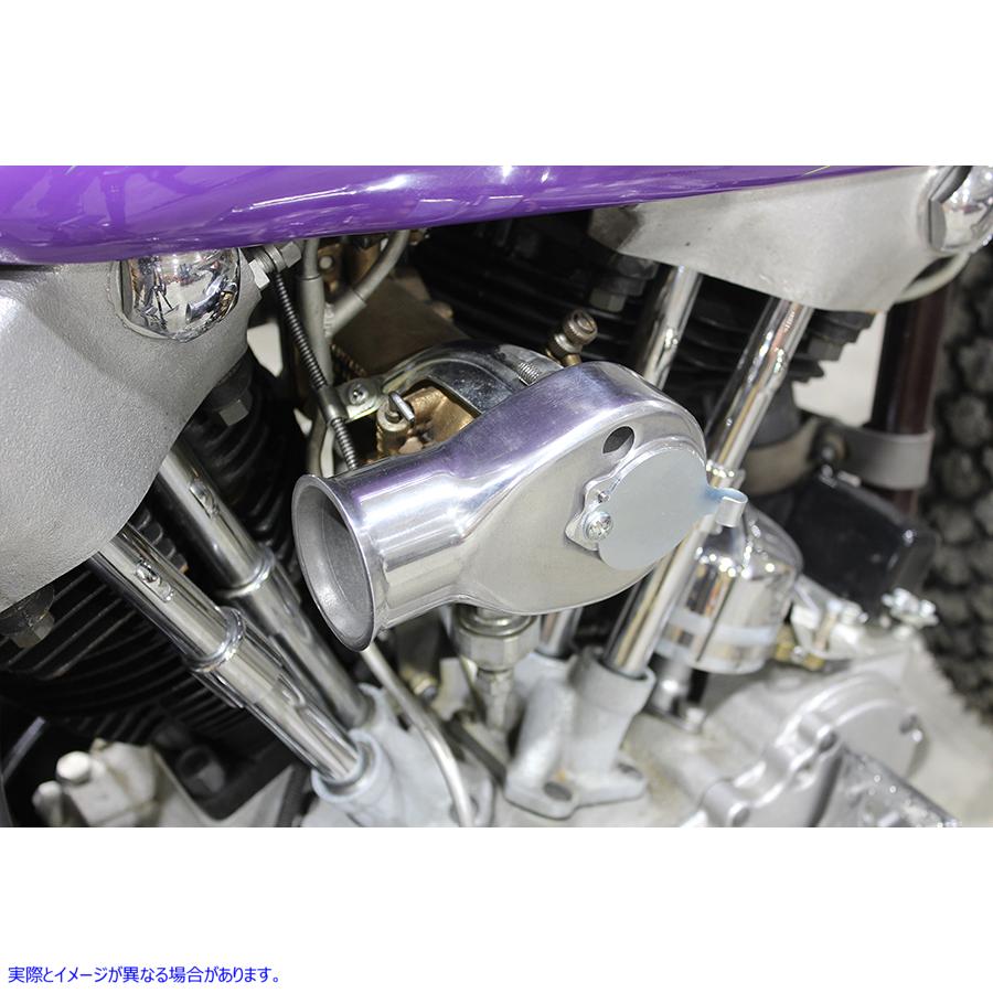 34-1424 リンカートエアインテークスヌート Linkert Carburetor Air Snoot 取寄せ Vツイン (検索用／