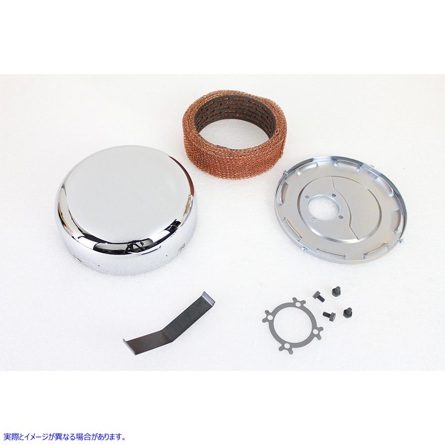 34-1444 クローム リンカート J スロット エア クリーナー アセンブリ 取寄せ Vツイン Chrome Linkert J-Slot Air Cleaner Assem