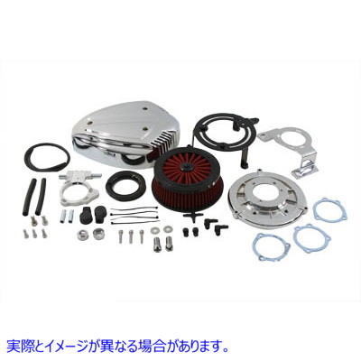 34-1527 サイレン エア クリーナー アセンブリ クローム Siren Air Cleaner Assembly Chrome 取寄せ Vツイン (検索用／E14-0229