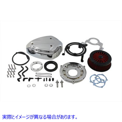 34-1528 サイレン エア クリーナー アセンブリ クローム Siren Air Cleaner Assembly Chrome 取寄せ Vツイン (検索用／E14-0230