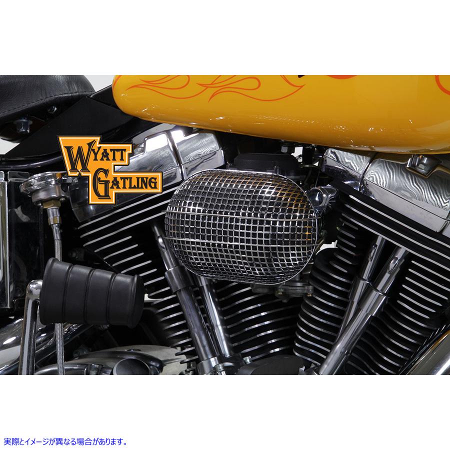 34-1603 クロムワイアットガトリングエアクリーナーアセンブリ Chrome Wyatt Gatling Air Cleaner Assembly 取寄せ Vツイン (検索用／ V-Twin