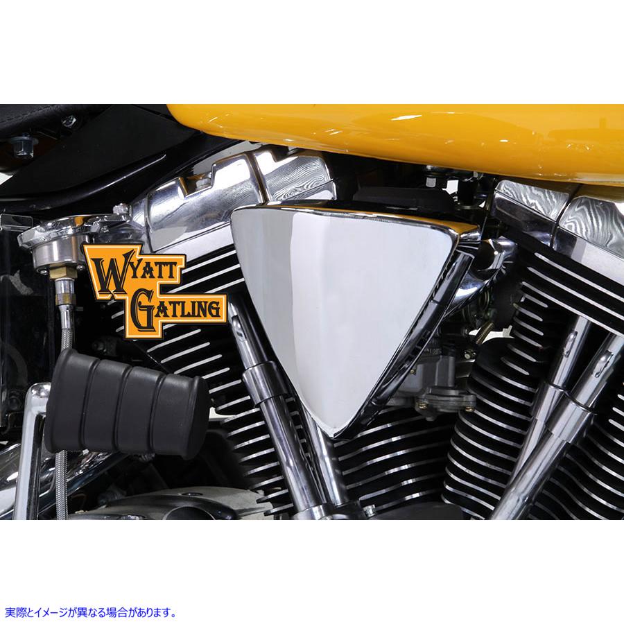 34-1604 ビレットワイアットガトリングエアクリーナーアセンブリ Billet Wyatt Gatling Air Cleaner Assembly 取寄せ Vツイン (