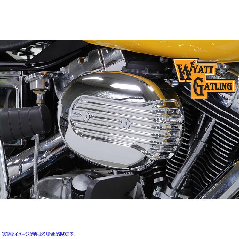 34-1613 クローム ワイアット ガトリング エア クリーナー アセンブリ Chrome Wyatt Gatling Air Cleaner Assembly 取寄せ Vツイ