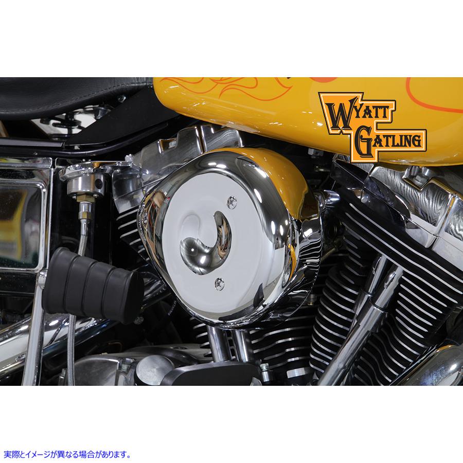 34-1620 クローム ワイアット ガトリング エア クリーナー アセンブリ Chrome Wyatt Gatling Air Cleaner Assembly 取寄せ Vツイ