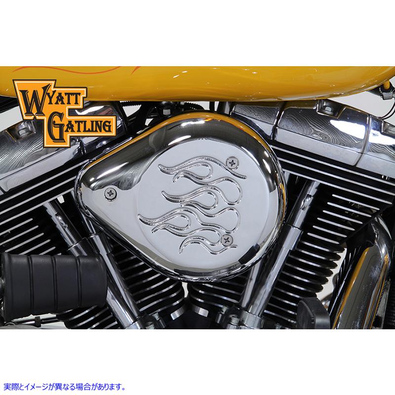 34-1622 クローム ワイアット ガトリング エア クリーナー アセンブリ Chrome Wyatt Gatling Air Cleaner Assembly 取寄せ Vツイ