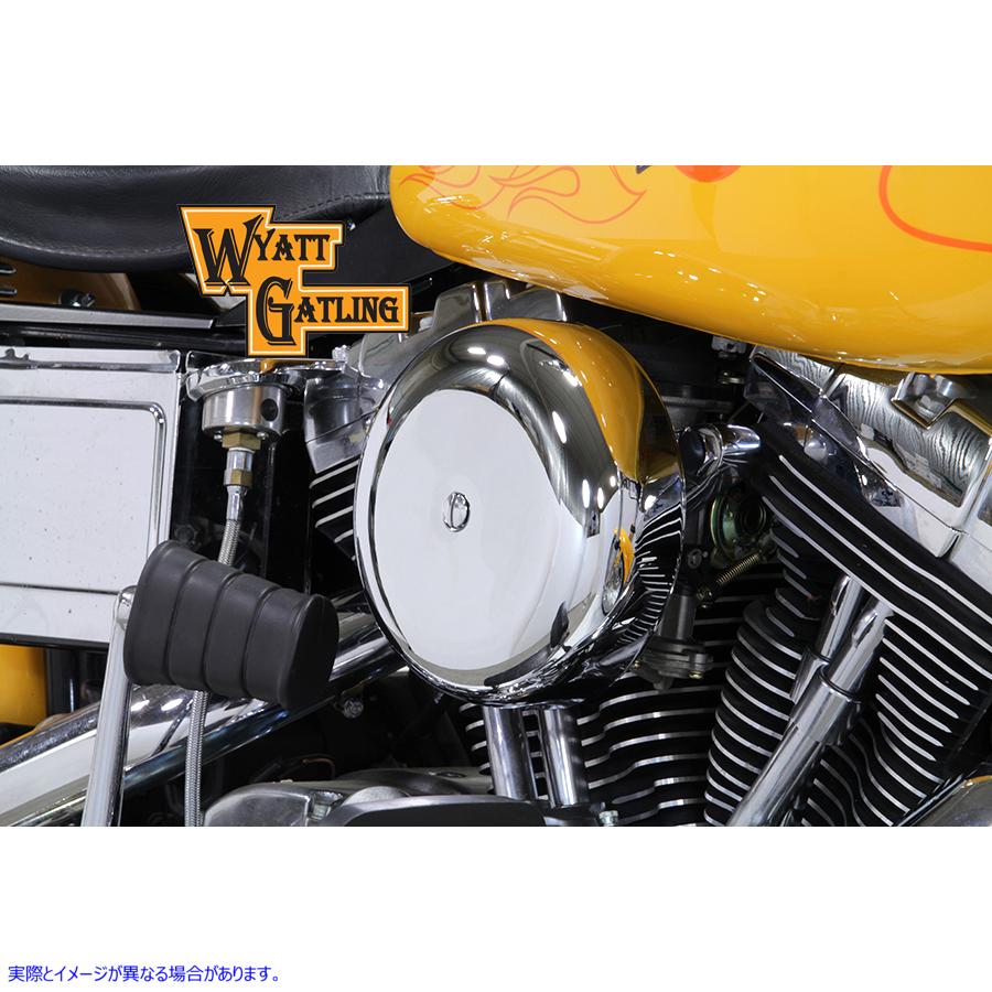 34-1626 クローム ワイアット ガトリング エア クリーナー アセンブリ Chrome Wyatt Gatling Air Cleaner Assembly 取寄せ Vツイ