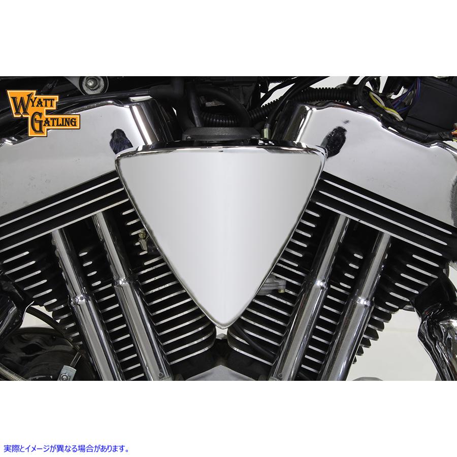 34-1684 ビレットワイアットガトリングエアクリーナーアセンブリ 取寄せ Vツイン Billet Wyatt Gatling Air Cleaner Assembly (