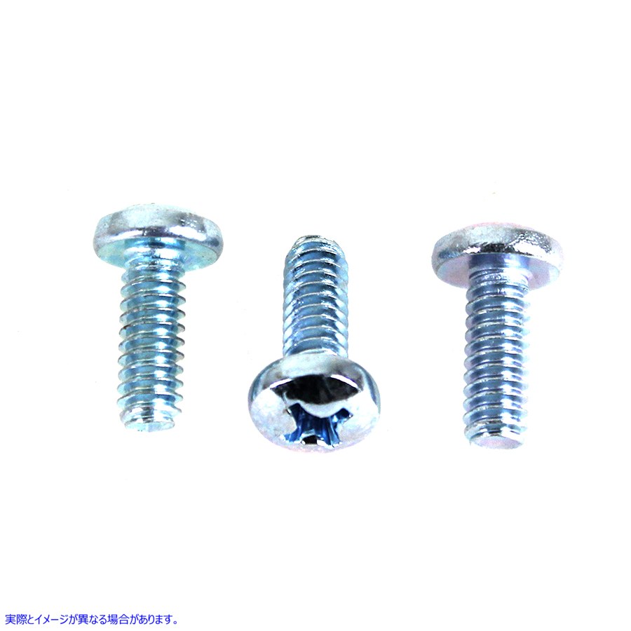 34-1804 なべ小ねじセット 亜鉛メッキ Panhead Phillips Screw Set Zinc Plated 取寄せ Vツイン (検索用／