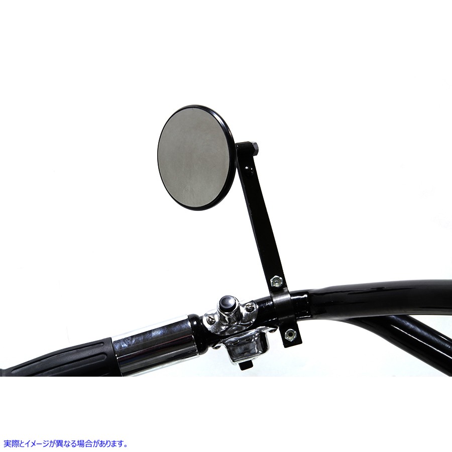 34-1831 3インチブラックフェイスミラーキット 3 inch Black Face Mirror Kit 取寄せ Vツイン (検索用／