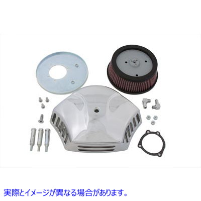 34-1882 V-Force エアクリーナーキット クロームビレット V-Force Air Cleaner Kit Chrome Billet 取寄せ Vツイン (検索用／