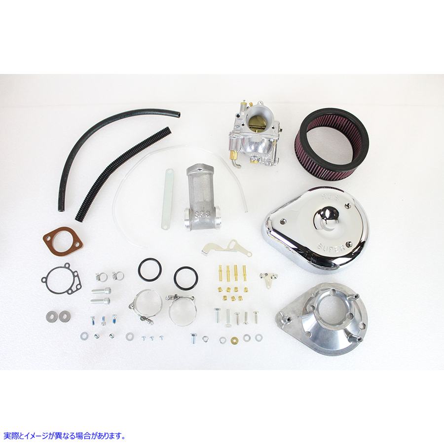 35-0001 S&S 1-7/8インチ スーパーE キャブレターキット 取寄せ Vツイン S&S 1-7/8 inch Super E Carburetor Kit (検索用／ S&S