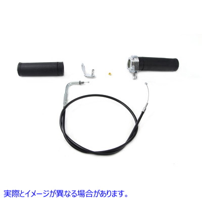 35-0070 Keihin ハンドルバー スロットルとケーブル アセンブリ 取寄せ Vツイン Keihin Handlebar Throttle and Cable Assembly