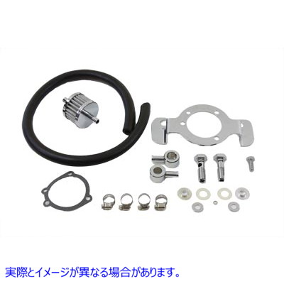 35-0121 クランクケースブリーザーおよびブラケットキット Crankcase Breather and Bracket Kit 取寄せ Vツイン (検索用／