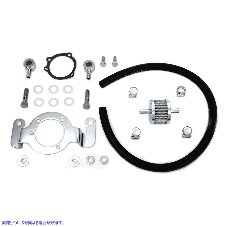 35-0125 クランクケースブリーザーおよびブラケットキット Crankcase Breather and Bracket Kit 取寄せ Vツイン (検索用／