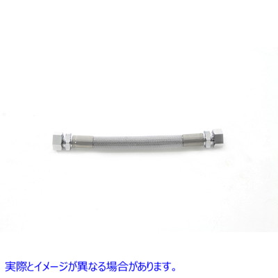 35-0128 Braided Steel Cross Over Fuel Line 取寄せ Vツイン (検索用／63709-04 V-Twin