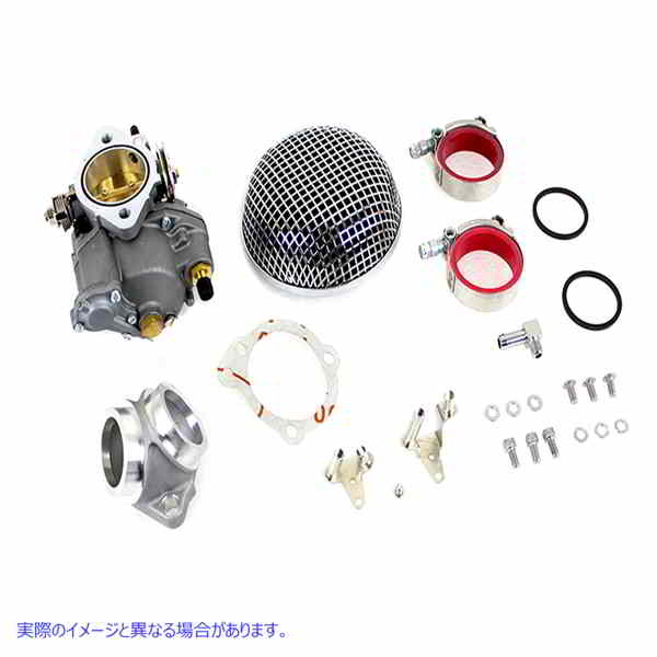 35-0292 OKO 47mm ショーティー キャブレター キット アロイ 取寄せ Vツイン OKO 47mm Shorty Carburetor Kit Alloy (検索用／