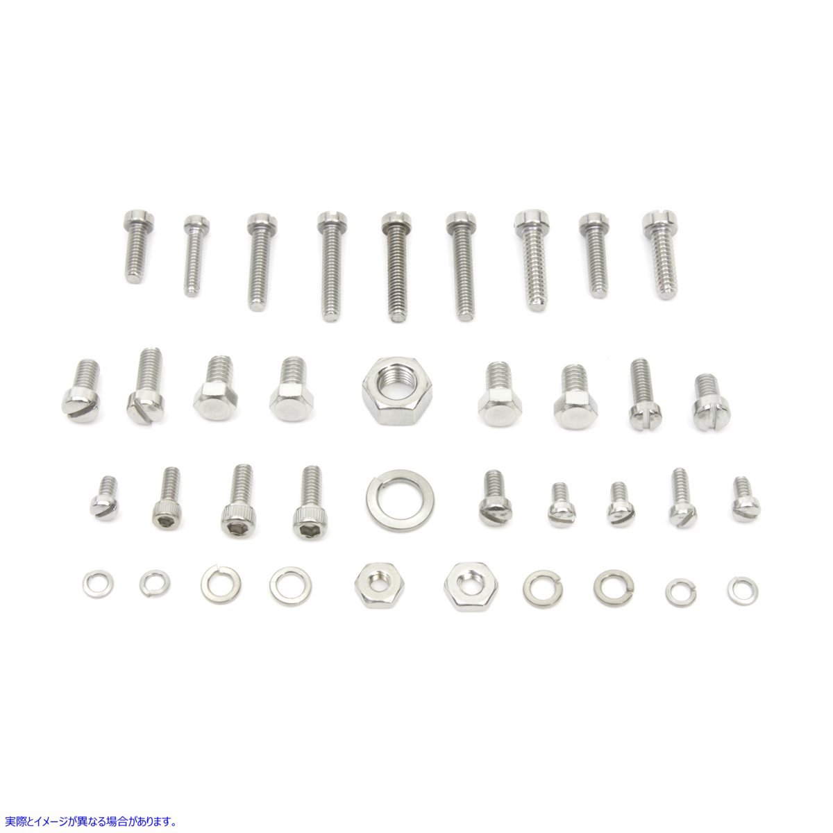 35-0341 Linkert キャブレター スクリュー キット Zicad メッキ Linkert Carburetor Screw Kit Zicad Plated 取寄せ Vツイン (検