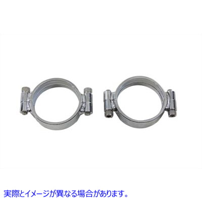 35-0406 クロームインテークマニホールドクランプセット Chrome Intake Manifold Clamp Set 取寄せ Vツイン (検索用／27063-57