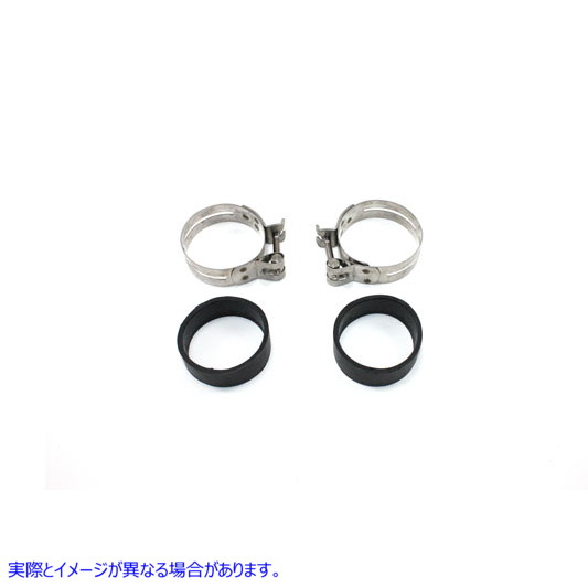 35-0418 ステンレス製インテークマニホールドクランプセット 取寄せ Vツイン Stainless Steel Intake Manifold Clamp Set (検索