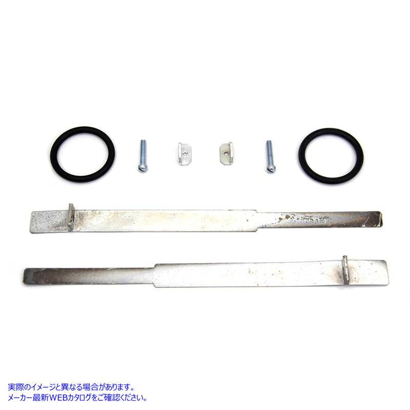 35-0439 レプリカカドミウムインテークマニホールドクランプセット 取寄せ Vツイン Replica Cadmium Intake Manifold Clamp Set