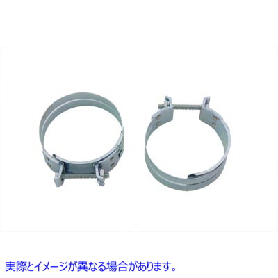 35-0440 レプリカ亜鉛インテークマニホールドクランプセット 取寄せ Vツイン Replica Zinc Intake Manifold Clamp Set (検索用／