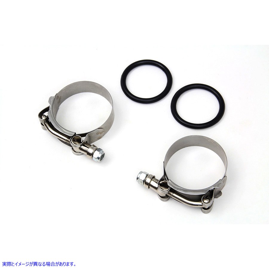 35-0449 Oリング付きパワーインテークマニホールドクランプキット 取寄せ Vツイン Power Intake Manifold Clamp Kit with O-Ring