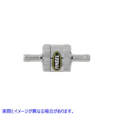 35-0519 Pingel インライン燃料フィルター クローム Pingel Inline Fuel Filter Chrome 取寄せ Vツイン (検索用／ Pingel SS1C