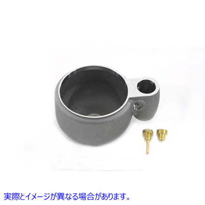 35-0546 Linkert キャブレター フロート ボウル、合金仕上げ 取寄せ Vツイン Linkert Carburetor Float Bowl with Alloy Finish